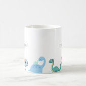 Little Dinosaur Cute Baby Shower Kaffeetasse (Mittel)