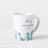 Little Dinosaur Cute Baby Shower Milchtasse (Rechte Ecke)