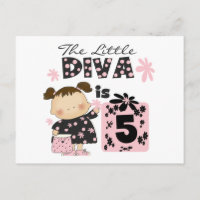Little Diva 5th Birthday Tshirts und Geschenke