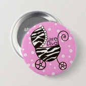 "Little Diva" Baby Buttons (Vorne & Hinten)