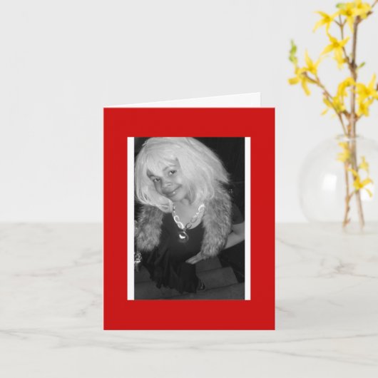 Little Diva Card Karte (Gelbe Blume)