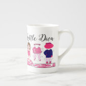 "Little Diva"-Tasse Porzellantasse (Rechts)