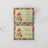 Little Dog Festive Feiertagskarte (Innenseite)