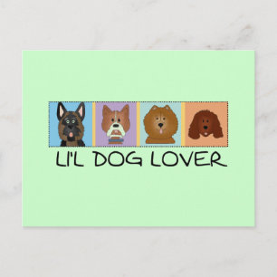 Little Dog Lover Tshirts und Geschenke Postkarte