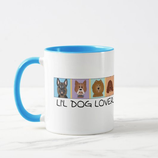 Little Dog Lover Tshirts und Geschenke Tasse (Links)