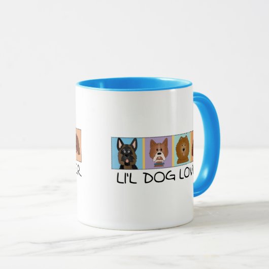 Little Dog Lover Tshirts und Geschenke Tasse (VorderseiteRechts)