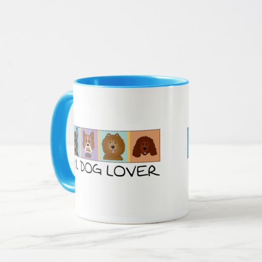 Little Dog Lover Tshirts und Geschenke Tasse (Vorderseite Links)