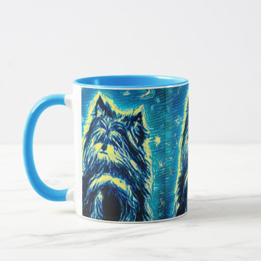 Little Doggy in blau Tasse (Links)
