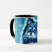 Little Doggy in blau Tasse (Vorderseite Links)