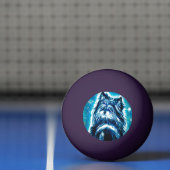 Little Doggy in blau Tischtennisball (Netto)