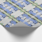 Little Donkey and Daisy - Niedlich - Geschenkpapier (Ecke)