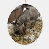 Little Donkey Christmas Keramik Ornament (Links)