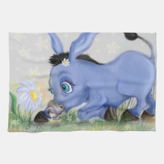 Little Donkey Kitchtuch Geschirrtuch (Horizontal)