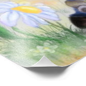 Little Donkey und Daisy Fotodruck (Ecke)