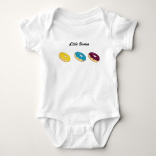 Little Donut - Baby Boy Jersey Bodysuit. Strampler