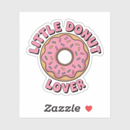 Little Donut Lover | Kinder Aufkleber