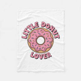 Little Donut Lover | Kinder Fleecedecke