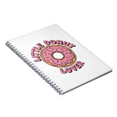 Little Donut Lover | Kinder Notizblock (Rechte Seite)