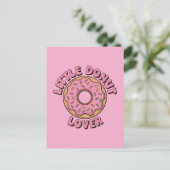 Little Donut Lover | Kinder Postkarte (Stehend Vorderseite)