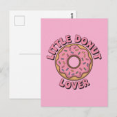 Little Donut Lover | Kinder Postkarte (Vorne/Hinten)