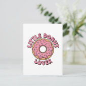 Little Donut Lover | Kinder Postkarte (Stehend Vorderseite)