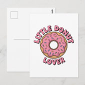 Little Donut Lover | Kinder Postkarte (Vorne/Hinten)
