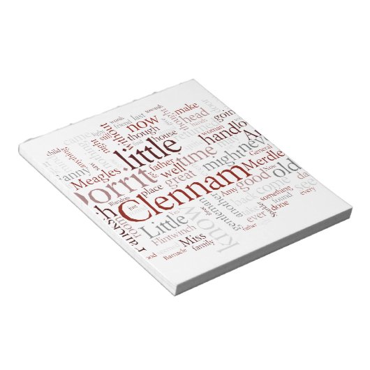 Little Dorrit Notizblock (angewinkelt)