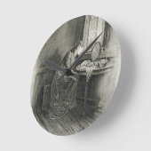 Little Dorrit von 'Charles Dickens: Ein Klatsch ab Runde Wanduhr (Winkel)