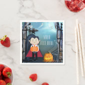 Little Dracula Vampire Halloween Party Serviette (Beispiel)