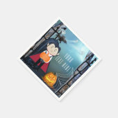 Little Dracula Vampire Halloween Party Serviette (Ecke)