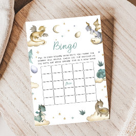Little Dragon Baby Shower Bingo Game