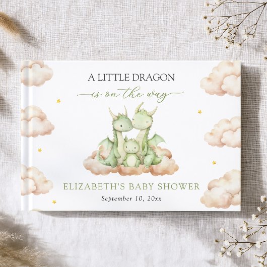 Little Dragon Baby Shower Gästebuch