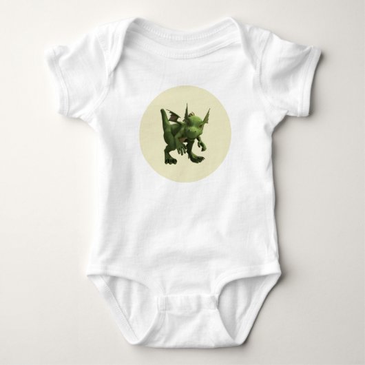 Little Dragon Baby Strampler (Vorderseite)