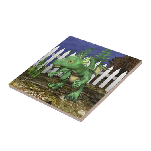 Little Dragon Fliese (Seite)