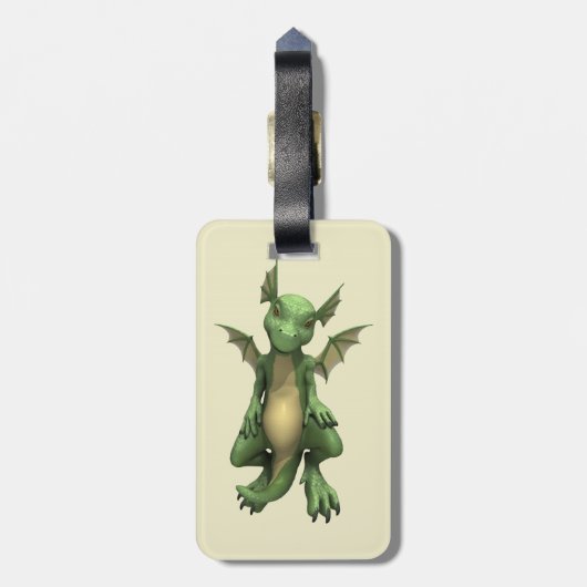 Little Dragon Gepäckanhänger (Rückseite vertikal)