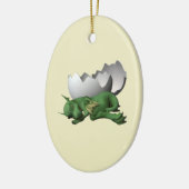 Little Dragon Keramik Ornament (Links)
