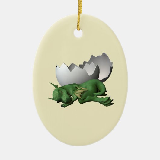 Little Dragon Keramik Ornament (Vorne)