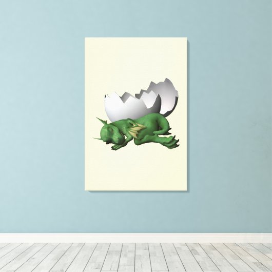 Little Dragon Leinwanddruck (Insitu (Holzboden))