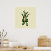 Little Dragon Poster (Küche)