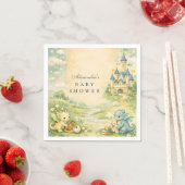 Little Dragon Storybook Baby Shower Serviette (Beispiel)
