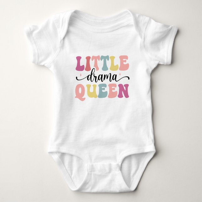 Little Drama Queen Baby Strampler (Vorderseite)