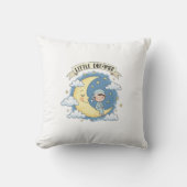 Little Dreamer Sleeping on Moon - Throw pillow Kissen (Vorderseite)