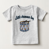 little drummer boy baby t-shirt (Vorderseite)