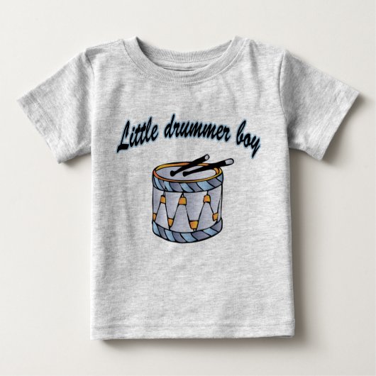little drummer boy baby t-shirt (Vorderseite)