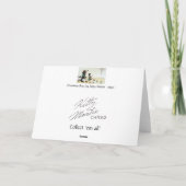 Little Drummer Boy Feiertagskarte (Rückseite)