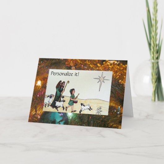 Little Drummer Boy Feiertagskarte (Vorderseite)