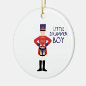 Little Drummer Boy Keramik Ornament (Links)