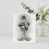 Little Drummer Boy Postcard Postkarte (Stehend Vorderseite)