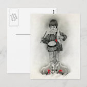 Little Drummer Boy Postcard Postkarte (Vorne/Hinten)