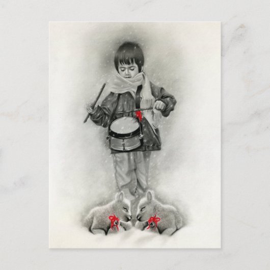 Little Drummer Boy Postcard Postkarte (Vorderseite)